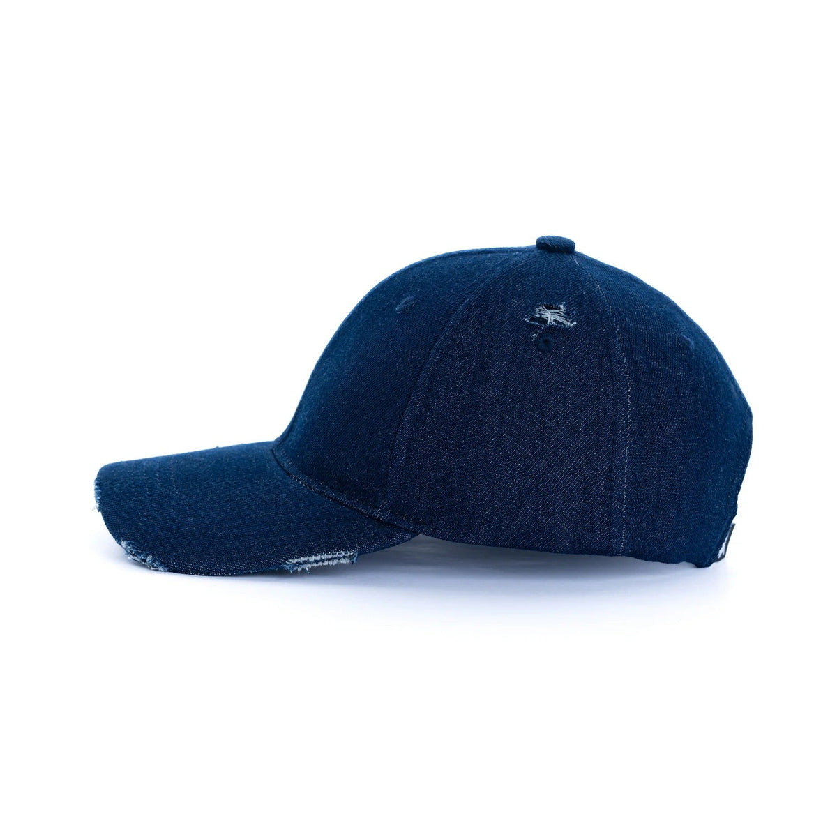 Distressed Denim Cap – Vintage Washed Streetwear Baseball Hat