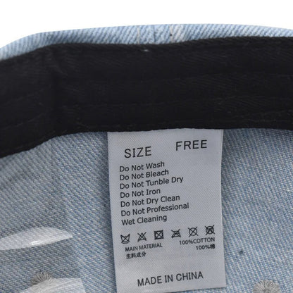 Vintage Washed Denim Cap – Minimal Retro Street Baseball Hat