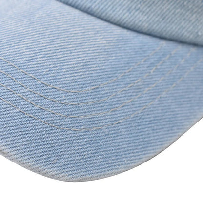 Vintage Washed Denim Cap – Minimal Retro Street Baseball Hat