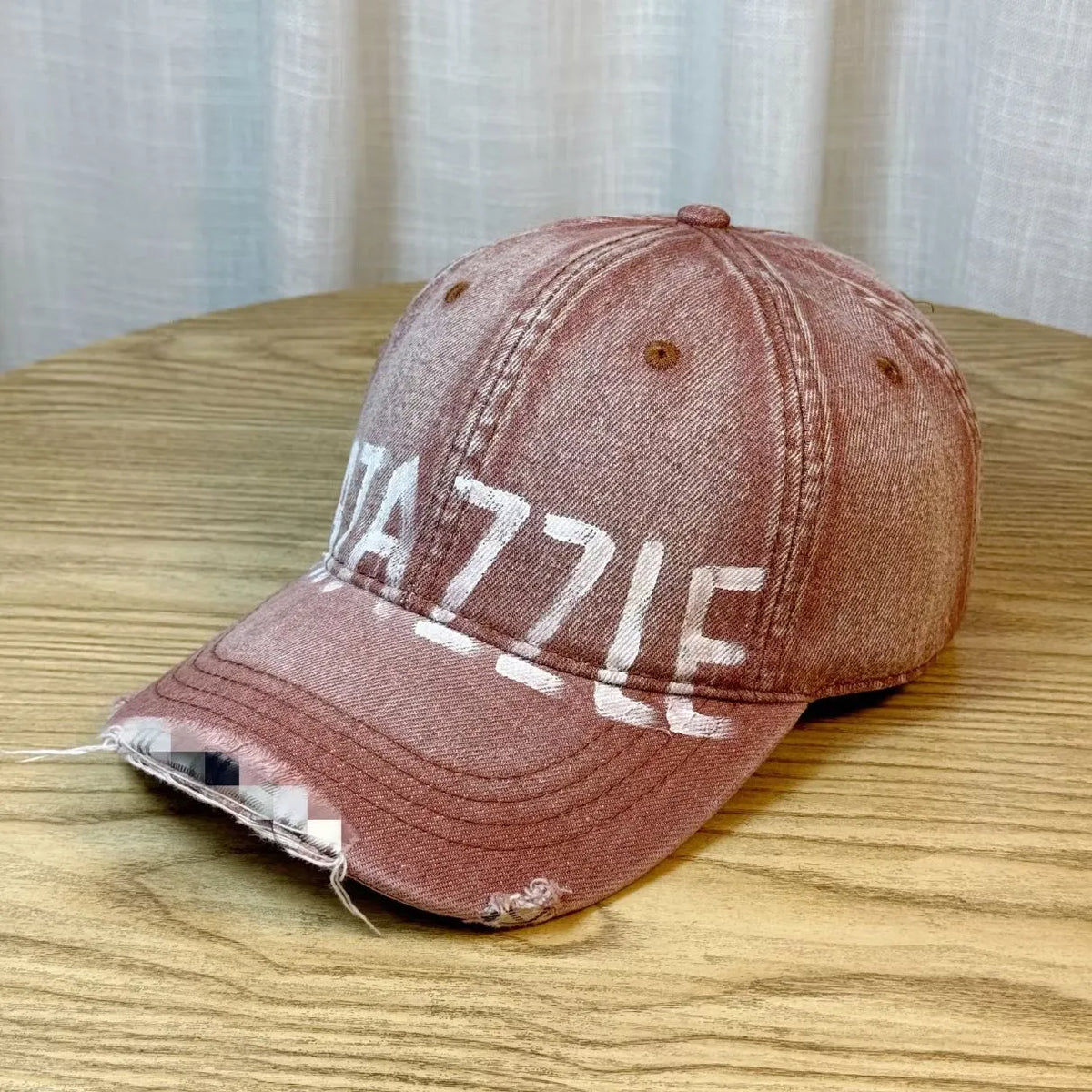 Vintage Washed Blue Baseball Cap – Adjustable 6 Panel Cotton Dad Hat